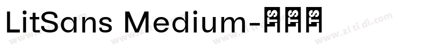 LitSans Medium字体转换